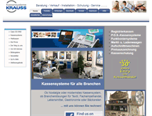 Tablet Screenshot of kassen-krauss.de